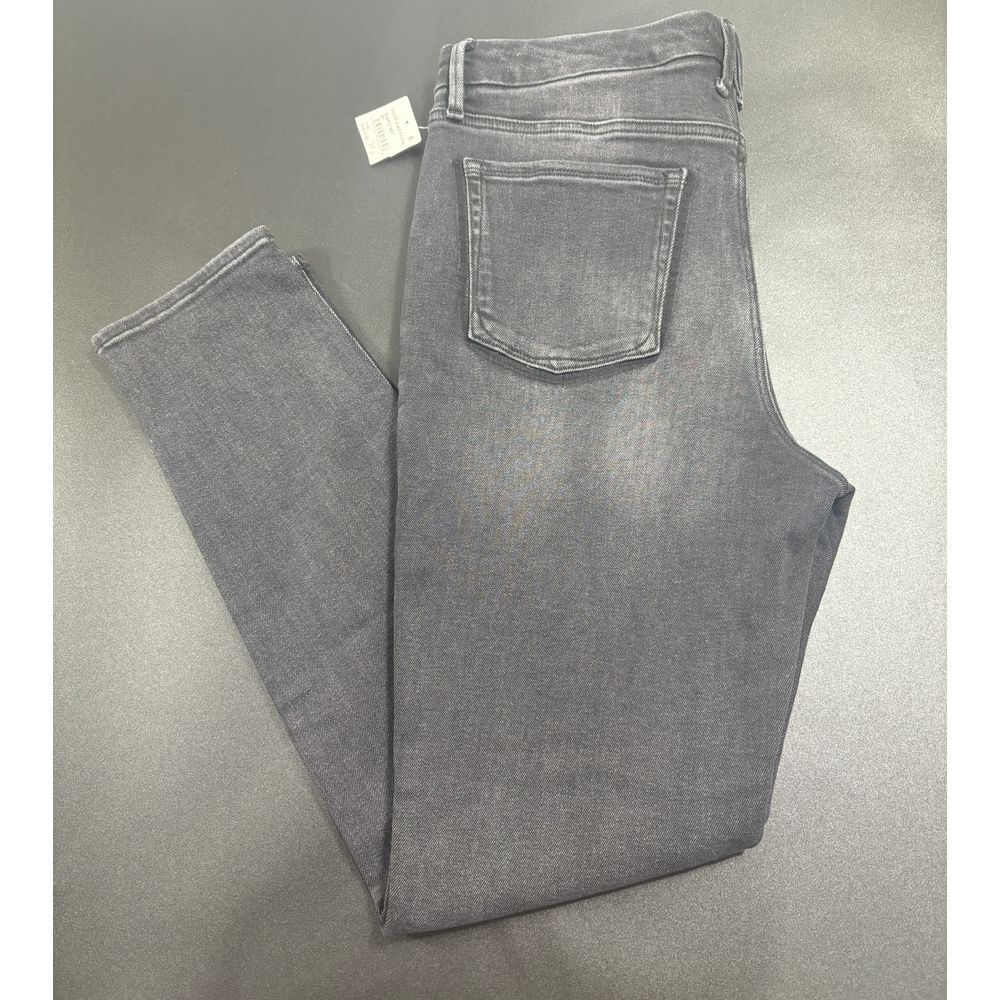 Good American NWT Good Legs Black Jeans GLSP731BST Distressed Size 12‎